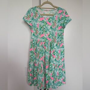 Lilly Pulitzer Short Sleeve Geanna Swing Dress - Just Wing It